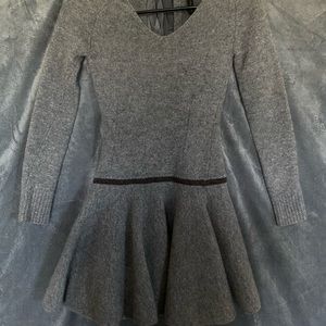 BCBG Maxazria Bell-Shaped Wool Dress Size XS